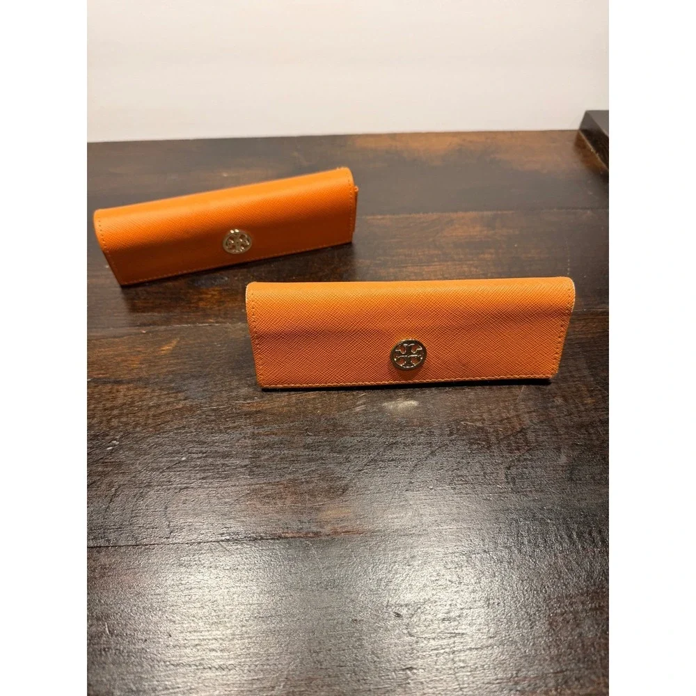 Tory Burch Eyeglasses & Cases Frame 52-17‎ Cat Eye Metal Blue Gold TY 1067 3296